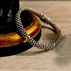 Lagos Five Station Caviar Bracelet 6mm